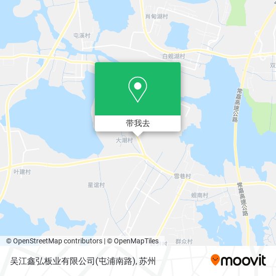 吴江鑫弘板业有限公司(屯浦南路)地图