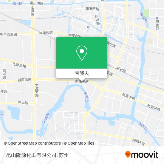 昆山隆源化工有限公司地图
