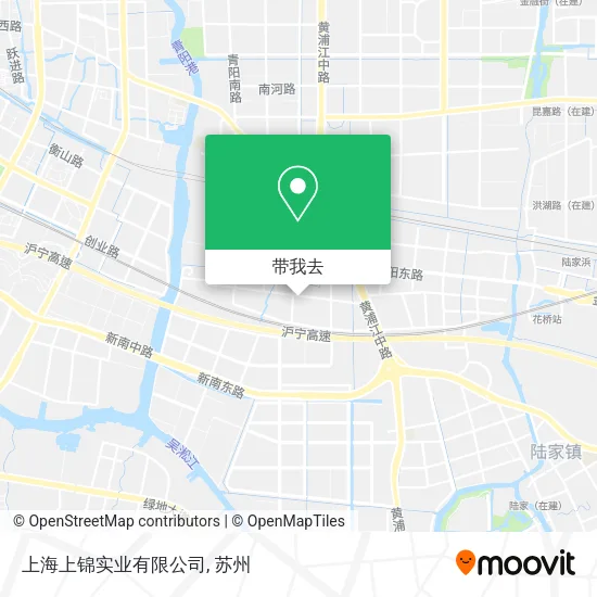 上海上锦实业有限公司地图