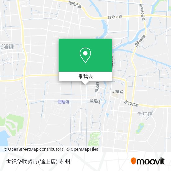 世纪华联超市(锦上店)地图