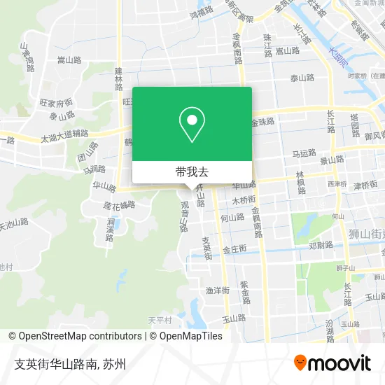支英街华山路南地图
