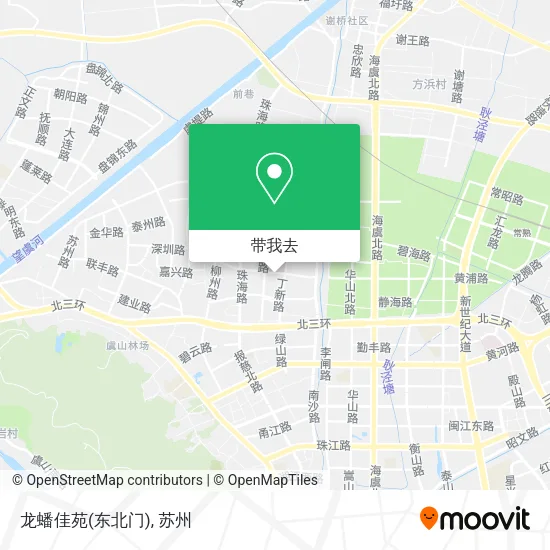 龙蟠佳苑(东北门)地图
