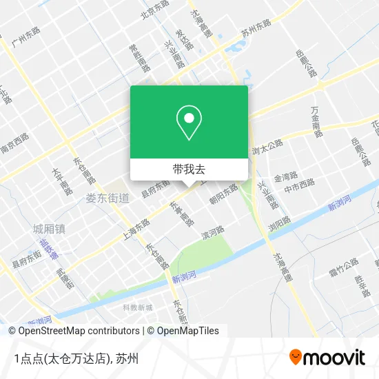 1点点(太仓万达店)地图