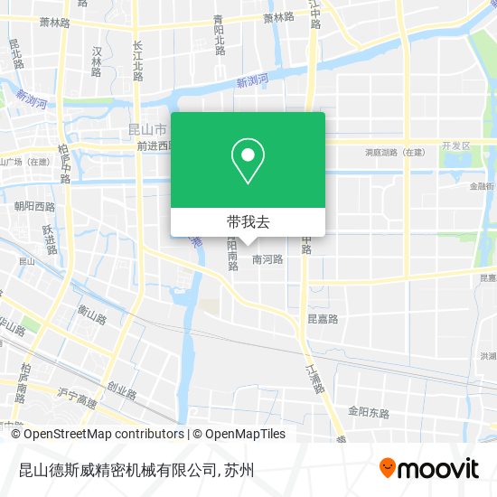 昆山德斯威精密机械有限公司地图