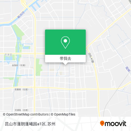 昆山市蓬朗蓬曦园a1区地图