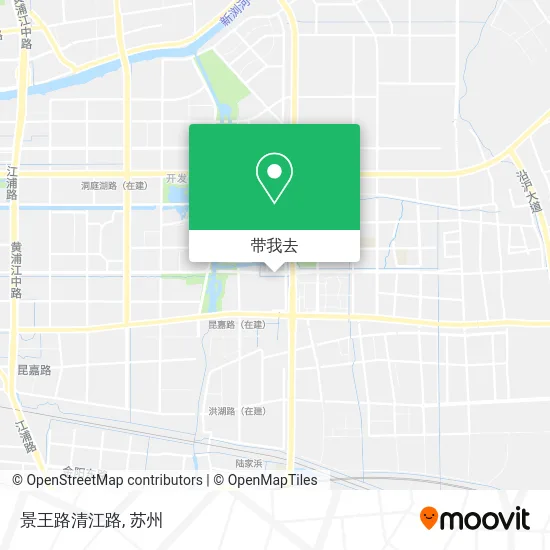 景王路清江路地图