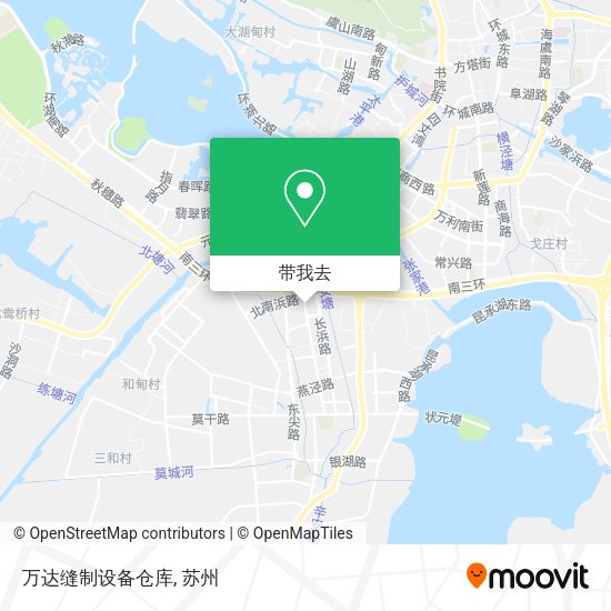 万达缝制设备仓库地图