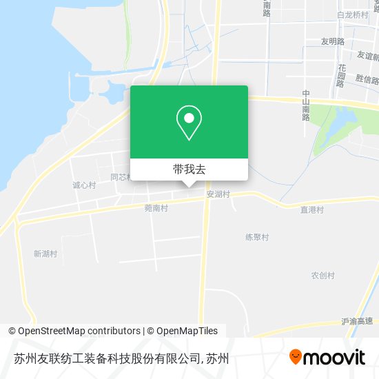 苏州友联纺工装备科技股份有限公司地图