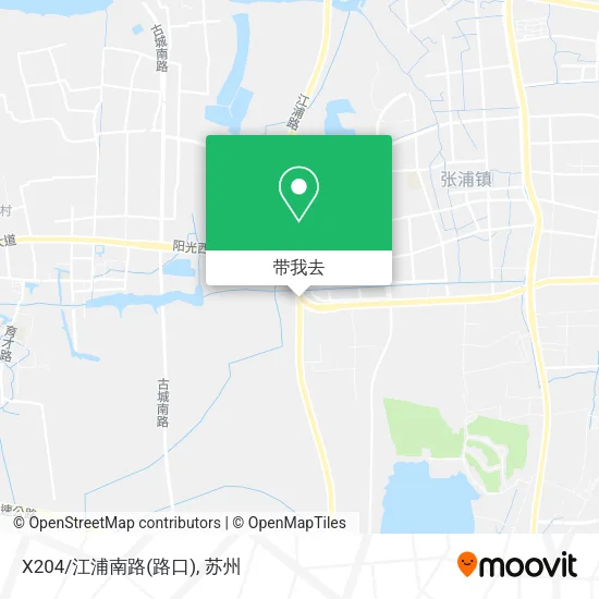 X204/江浦南路(路口)地图