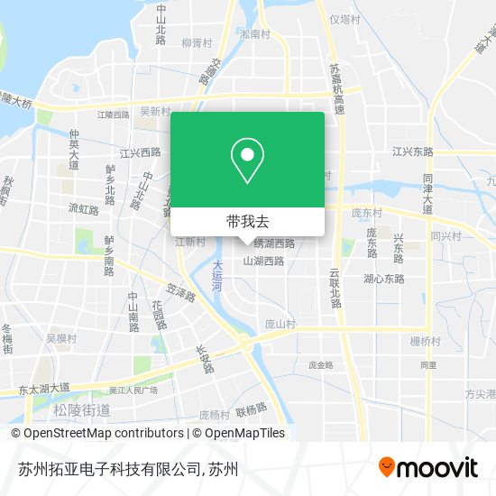 苏州拓亚电子科技有限公司地图