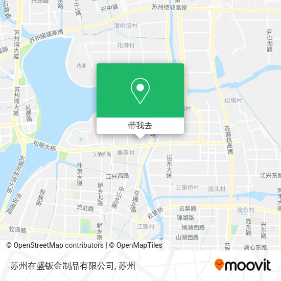 苏州在盛钣金制品有限公司地图