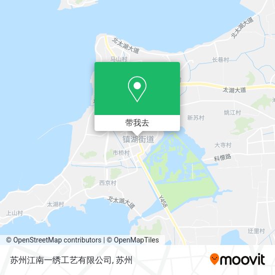 苏州江南一绣工艺有限公司地图