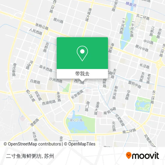 二寸鱼海鲜粥坊地图