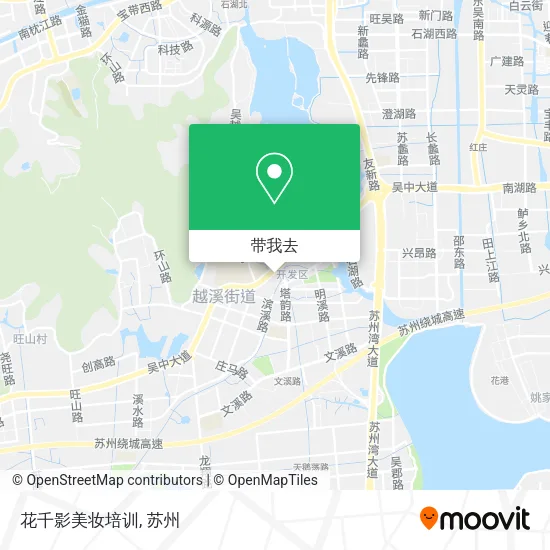 花千影美妆培训地图
