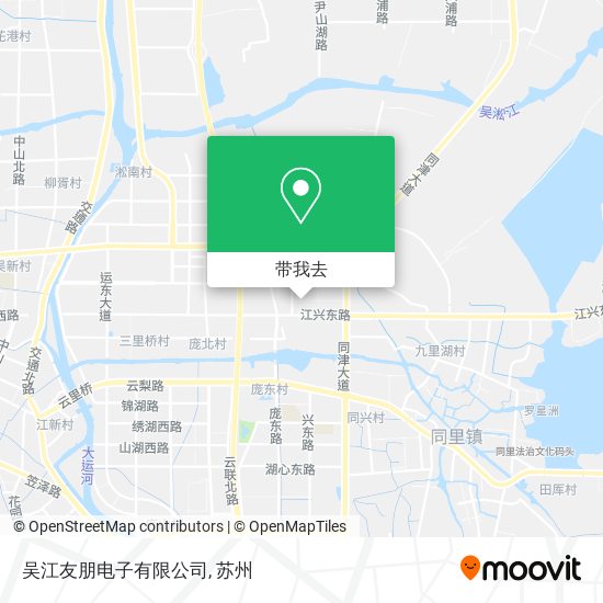 吴江友朋电子有限公司地图