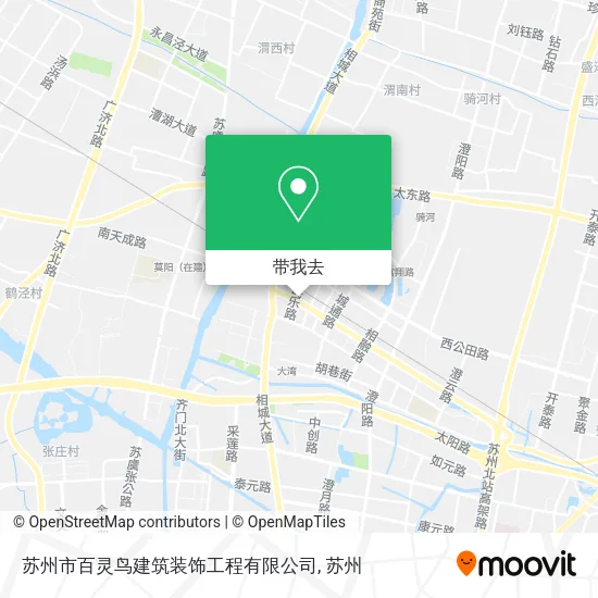 苏州市百灵鸟建筑装饰工程有限公司地图