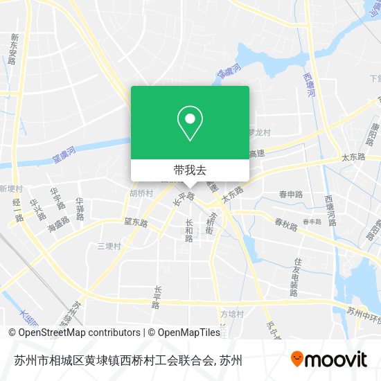 苏州市相城区黄埭镇西桥村工会联合会地图