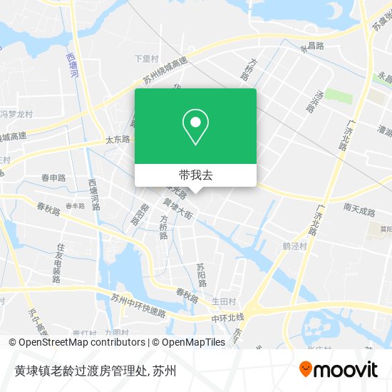 黄埭镇老龄过渡房管理处地图