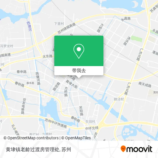 黄埭镇老龄过渡房管理处地图