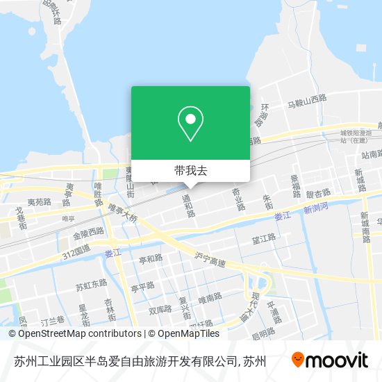 苏州工业园区半岛爱自由旅游开发有限公司地图