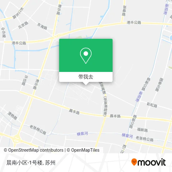 晨南小区-1号楼地图