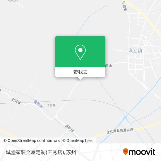 城堡家装全屋定制(王秀店)地图