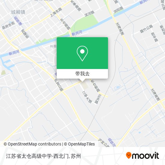 江苏省太仓高级中学-西北门地图