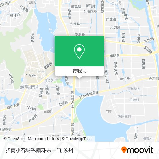招商小石城香樟园-东一门地图
