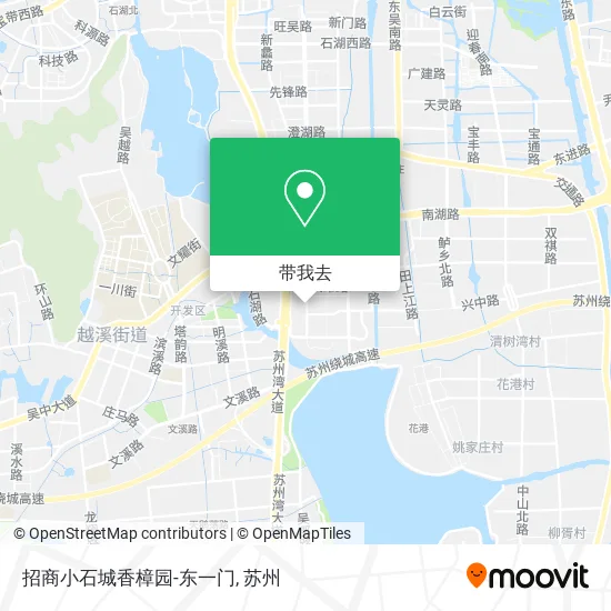 招商小石城香樟园-东一门地图