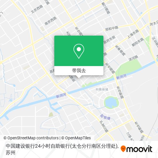 中国建设银行24小时自助银行(太仓分行南区分理处)地图