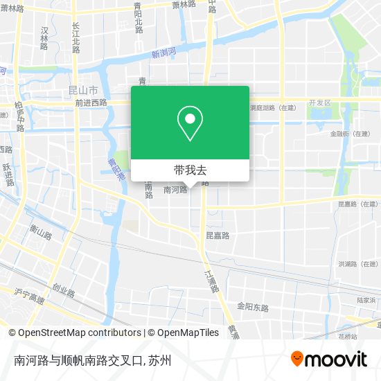 南河路与顺帆南路交叉口地图