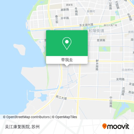 吴江康复医院地图