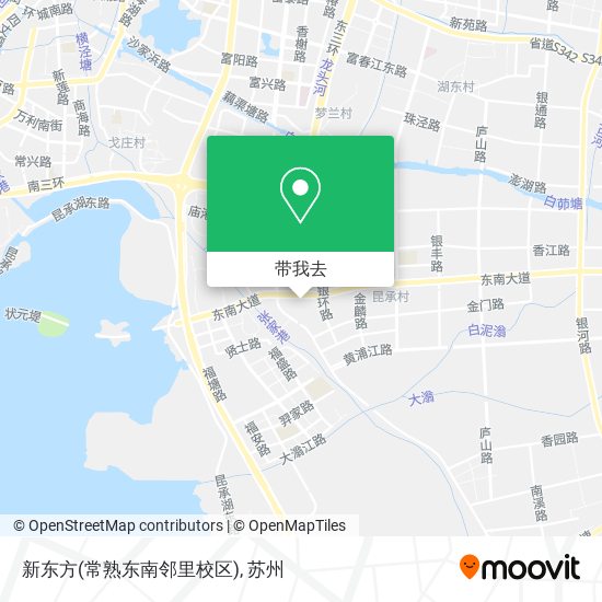 新东方(常熟东南邻里校区)地图