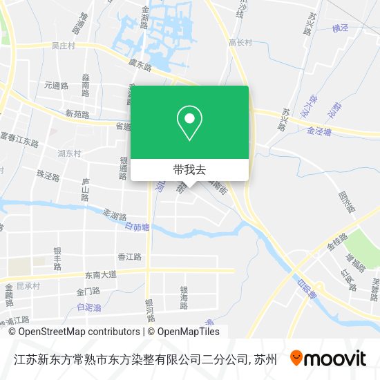 江苏新东方常熟市东方染整有限公司二分公司地图
