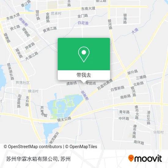 苏州华霖水箱有限公司地图