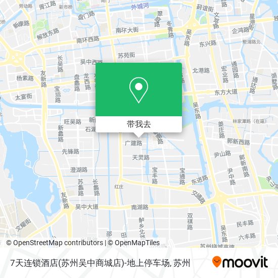 7天连锁酒店(苏州吴中商城店)-地上停车场地图