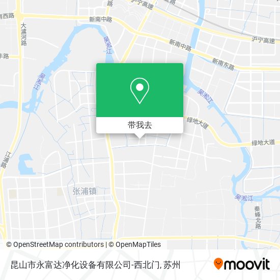 昆山市永富达净化设备有限公司-西北门地图