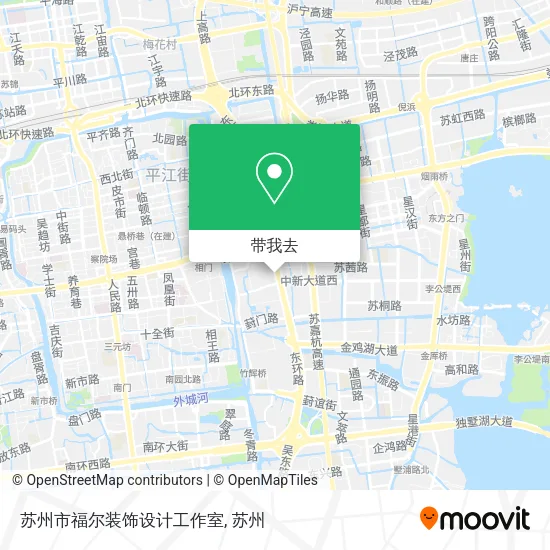 苏州市福尔装饰设计工作室地图
