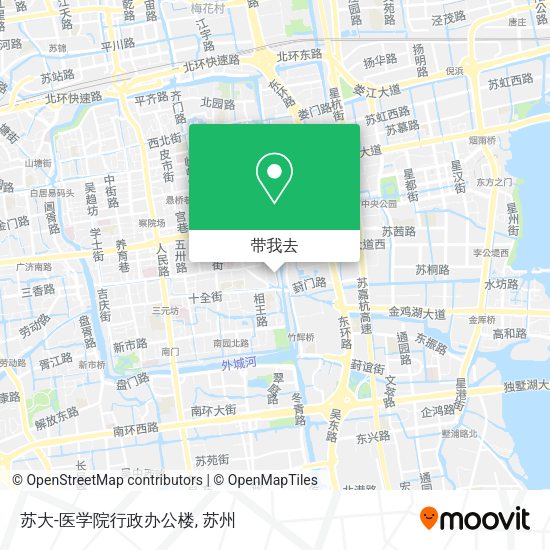 苏大-医学院行政办公楼地图