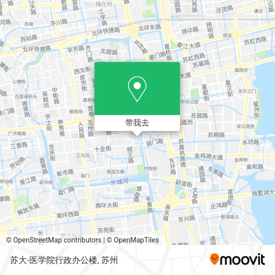 苏大-医学院行政办公楼地图
