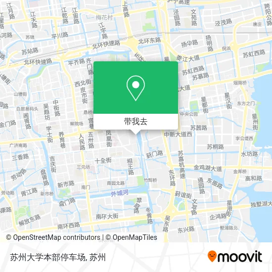 苏州大学本部停车场地图