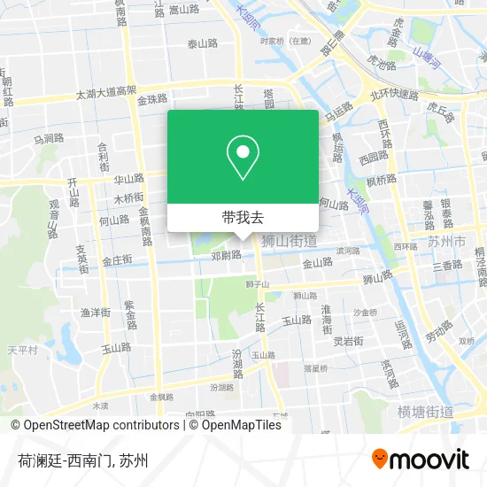 荷澜廷-西南门地图