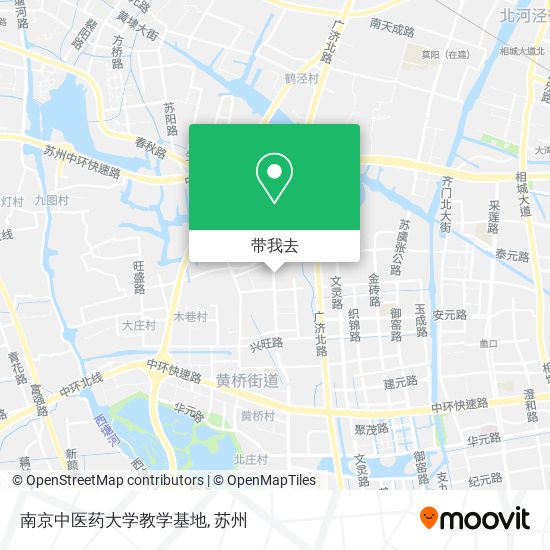 南京中医药大学教学基地地图