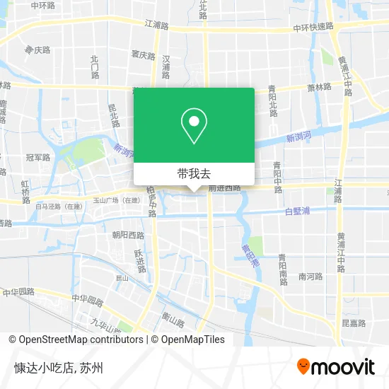 慷达小吃店地图
