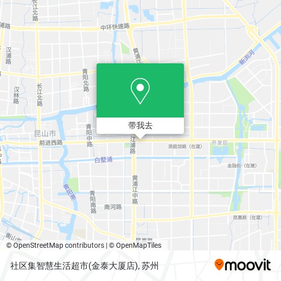 社区集智慧生活超市(金泰大厦店)地图