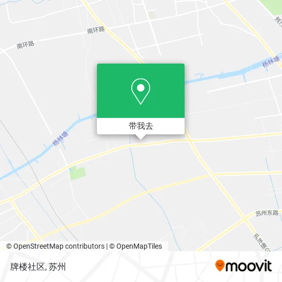 牌楼社区地图