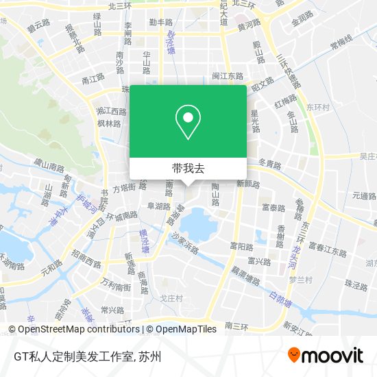 GT私人定制美发工作室地图