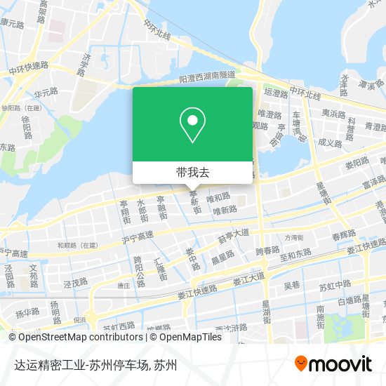 达运精密工业-苏州停车场地图