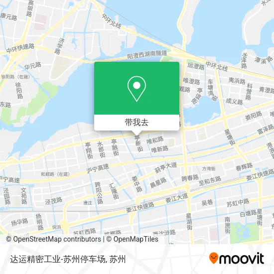 达运精密工业-苏州停车场地图
