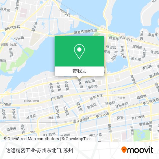 达运精密工业-苏州东北门地图